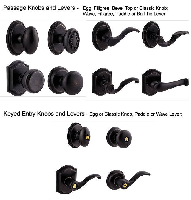 Baldwin Bronze Knobs and Levers